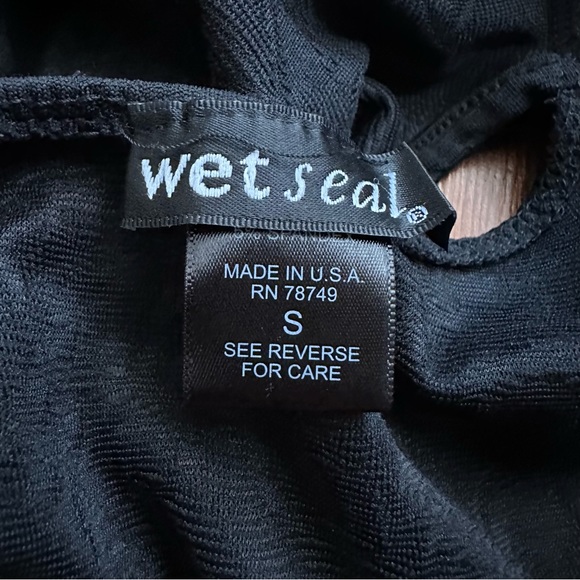 Vintage Deadstock NWOT Wet Seal Peplum open back cami Small - Picture 3 of 4